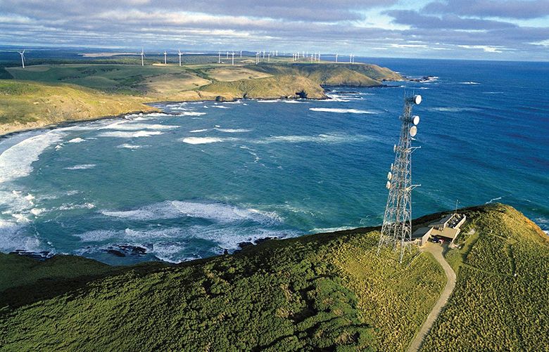 In an undated handout photo, the Cape Grim Baseline Air Pollution Station, in Tasmania. The station, along with its counterparts across the world, has been flashing a warning: The excess carbon dioxide scorching the planet rose at the highest rate on record in 2015 and 2016. Scientists are concerned over the cause of the rapid rise, which may indicate the worldâ€™s natural sponges that absorb carbon dioxide have changed. (Commonwealth Scientific and Industrial Research Organization via The New York Times) — FOR EDITORIAL USE ONLY. —