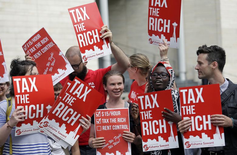 Tax the rich", lest it end up being "Eat the rich" Tax the rich!': Seattle's new income tax on the wealthy sparks social-media  firestorm | The Seattle Times