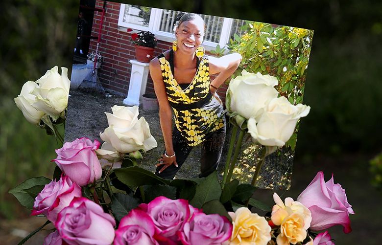 A makeshift memorial for Charleena Lyles, who was fatally shot by Seattle police. (Seattle Times file)