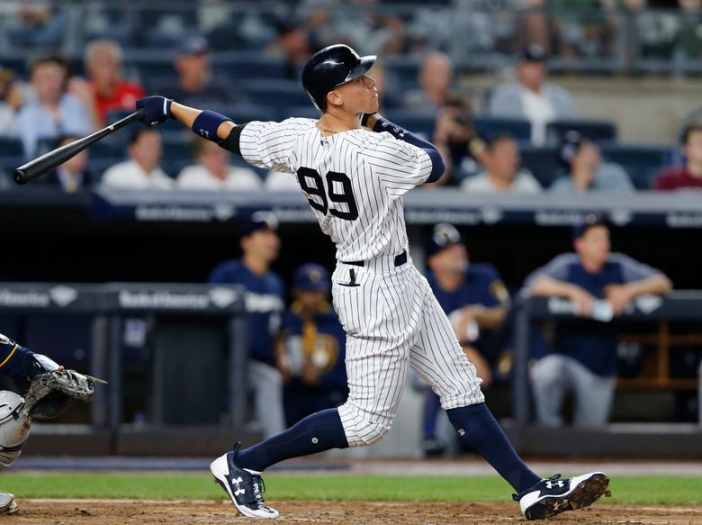 Judge hits 30th HR, breaks DiMaggio's mark for Yanks rookies
