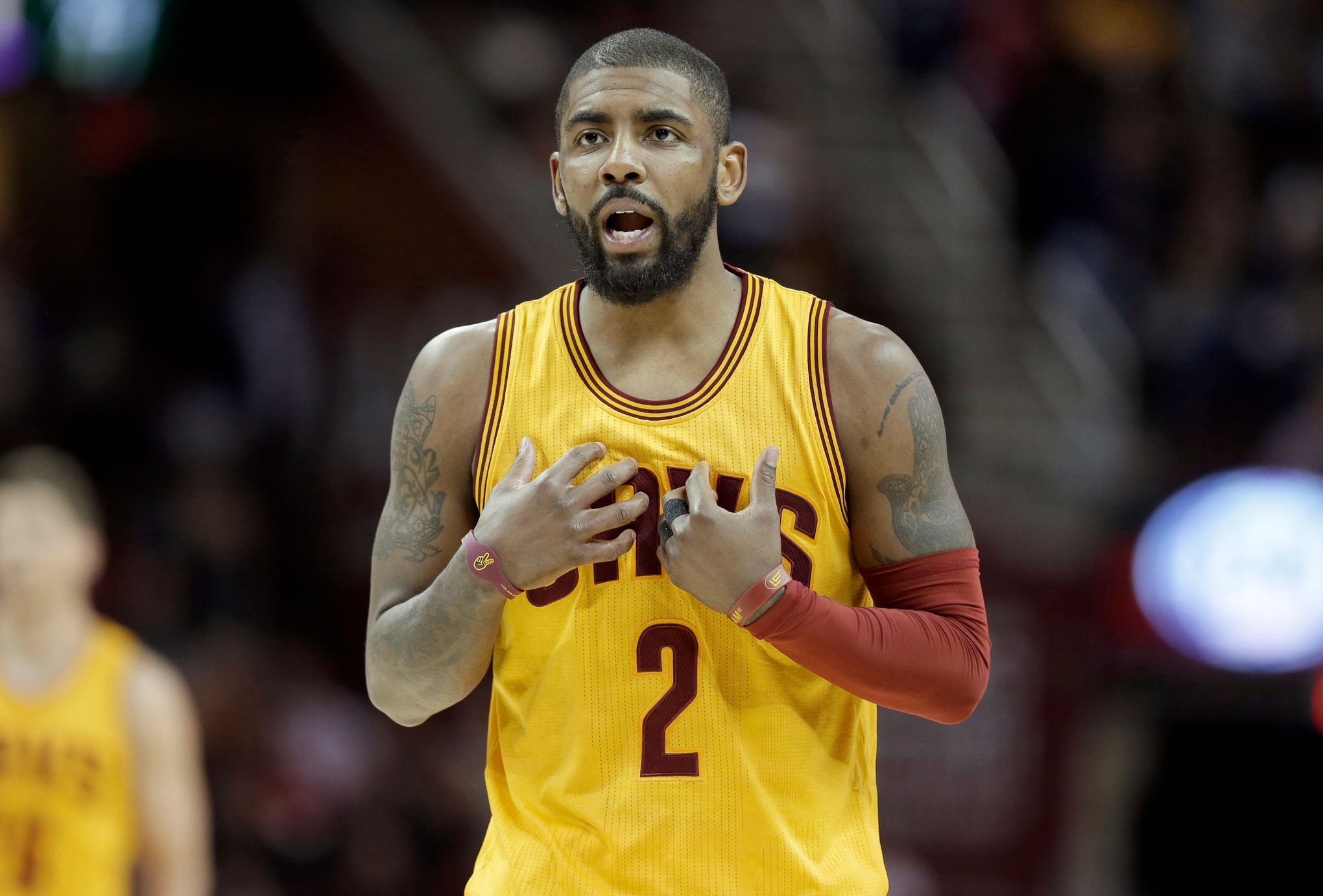 Kyrie Irving: Trade request was about his potential, not James