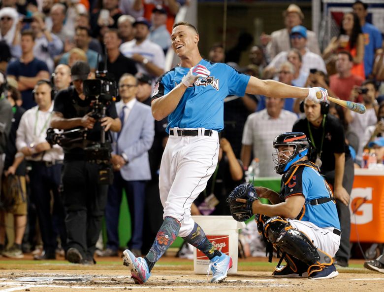 Aaron Judge of New York Yankees rules in All-Star Home Run Derby