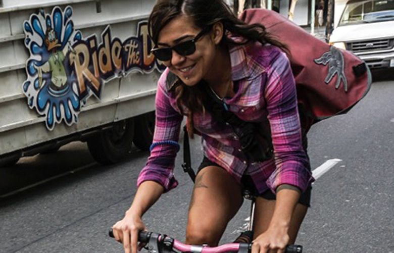Seattle bike courier Esra Kirgoz’s cool job The Seattle Times
