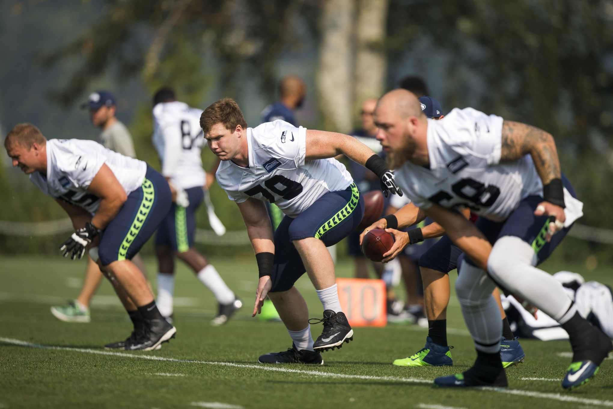 Could Mark Glowinski, Ethan Pocic rotation on Seahawks' offensive line  continue?