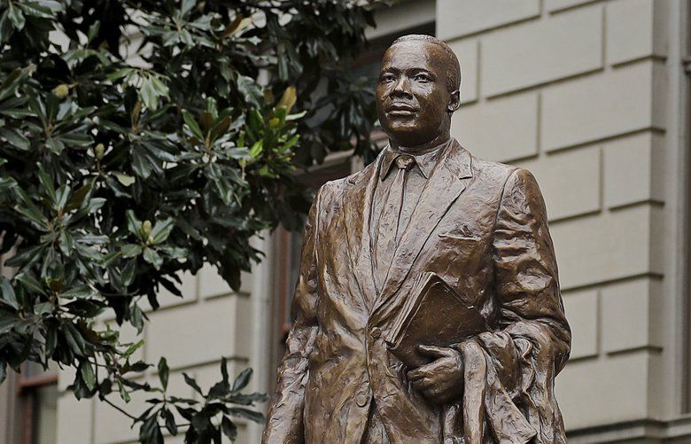 Statue of Martin Luther King Jr. unveiled in his hometown | The Seattle ...