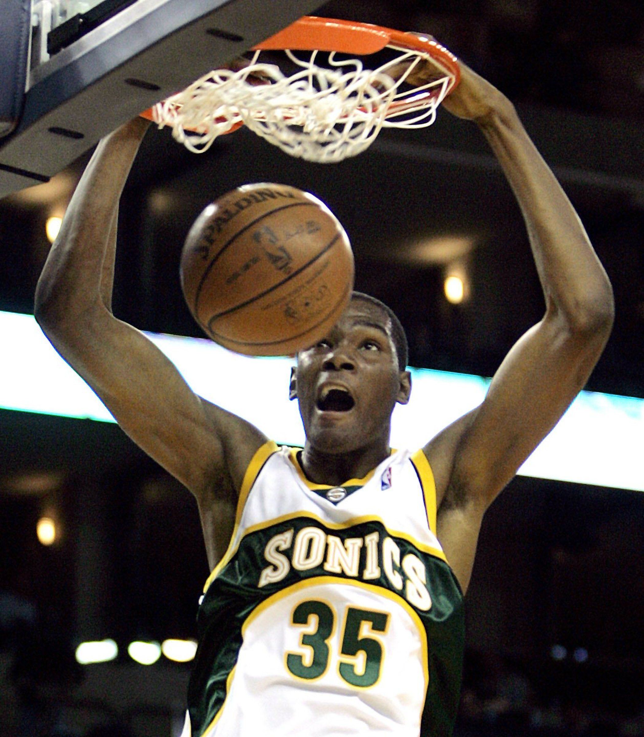 Supersonics store kevin durant