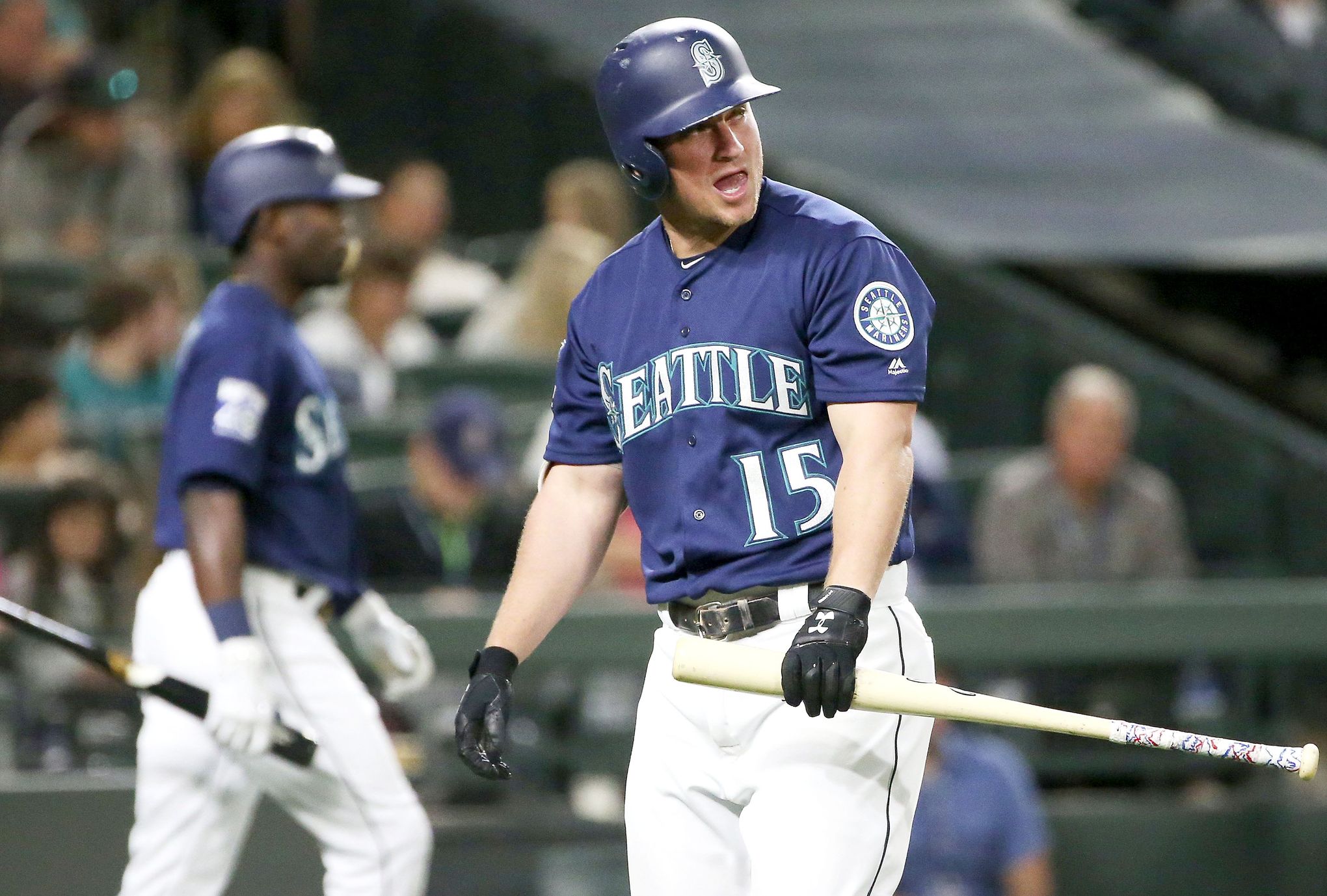 Seattle Mariners Kyle Seager (15) during a game against the