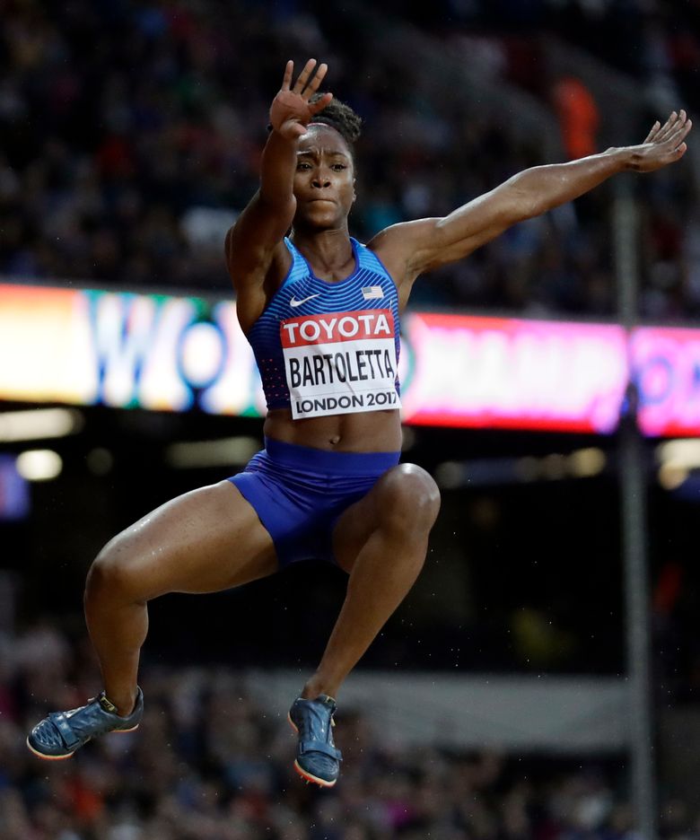 New author Tianna Bartoletta tries to defend long jump title