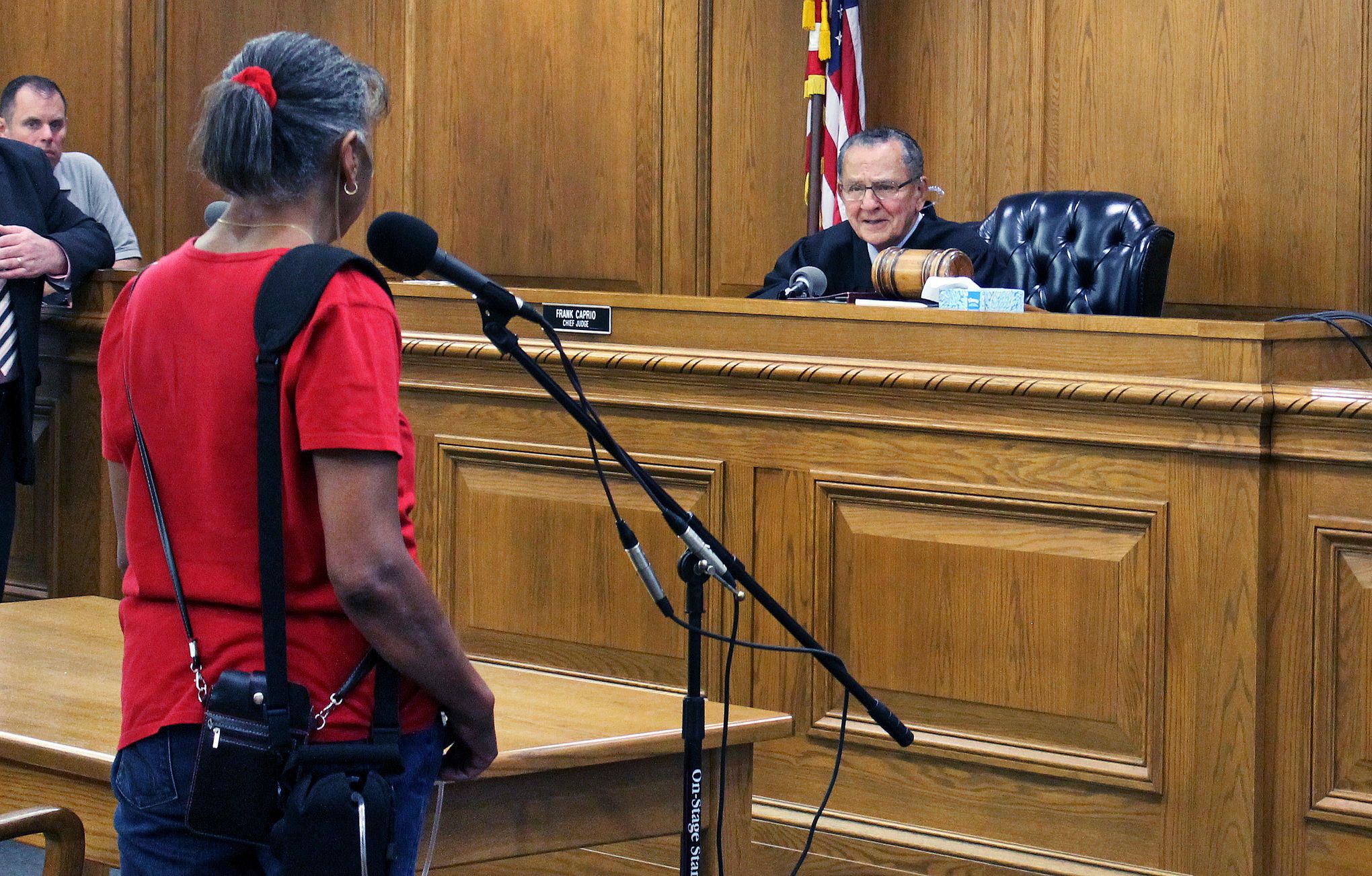 Judge Frank Caprio in his courtroom