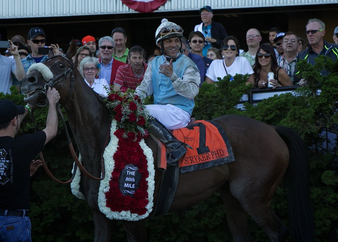 Here in the Northwest, the Longacres Mile is as big as it gets The