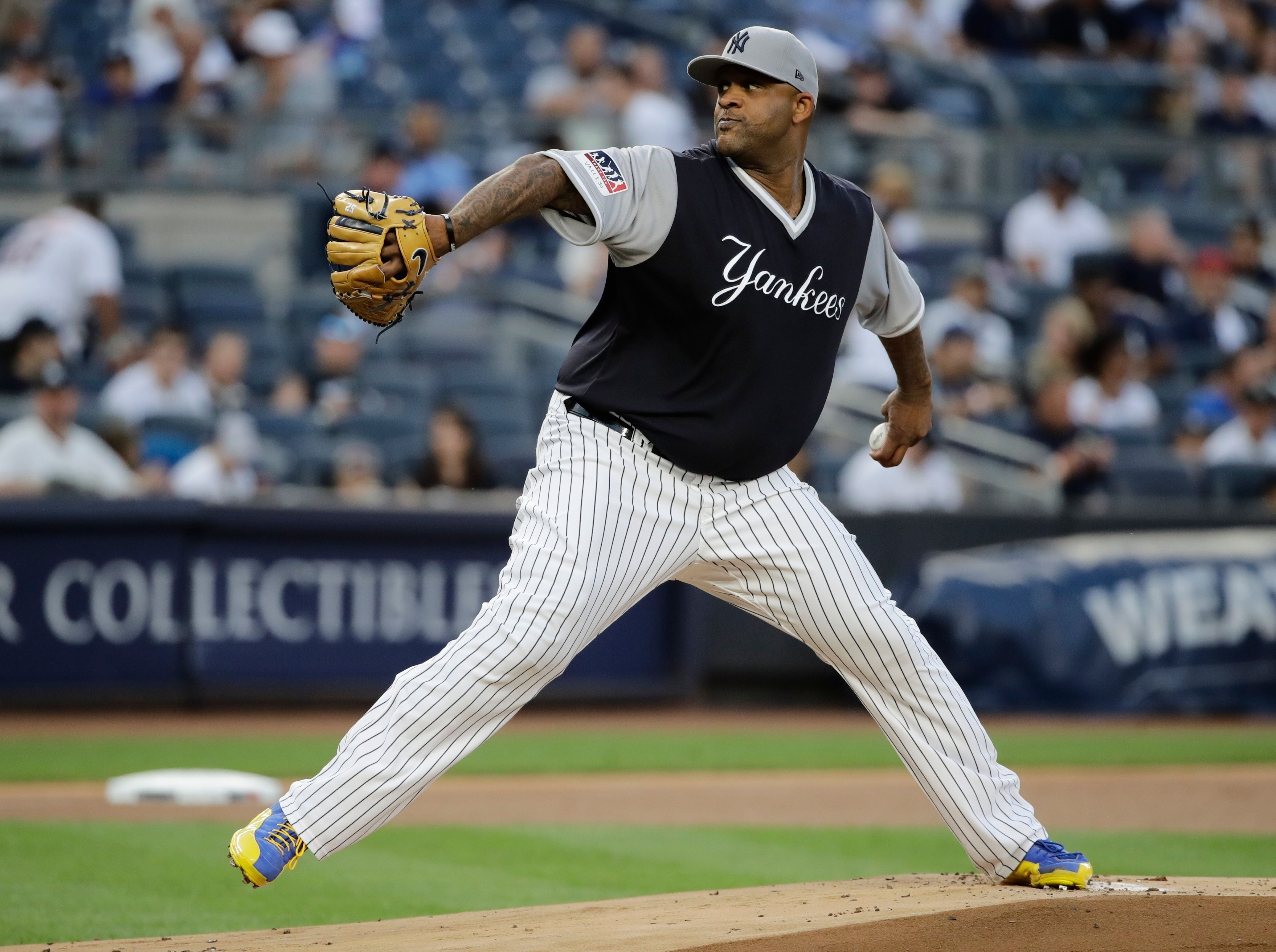 Yankees players store week jerseys