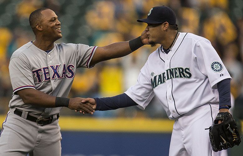 Felix Hernandez and Adrian Beltre were back to their old tricks Friday  night