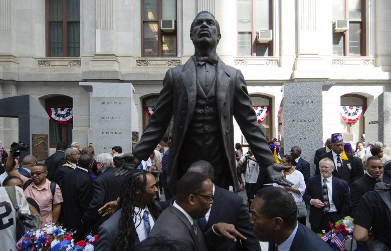 Philadelphia honors black activist with City Hall statue | The Seattle