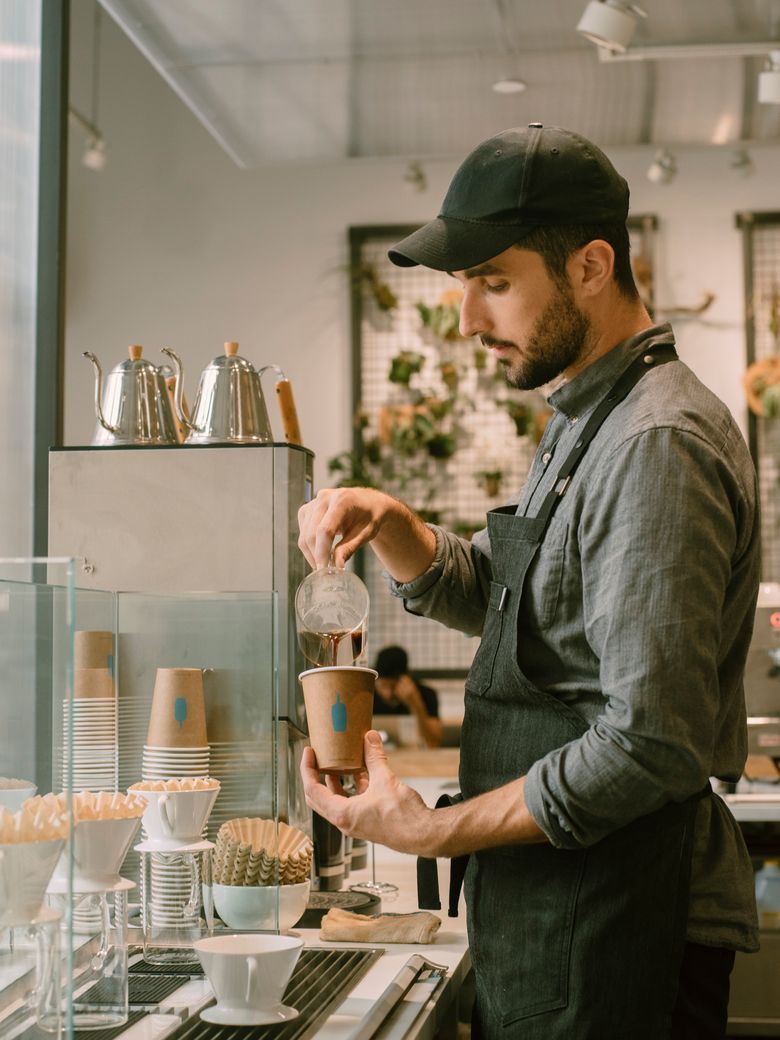 And now for some good news: Today - Blue Bottle Coffee