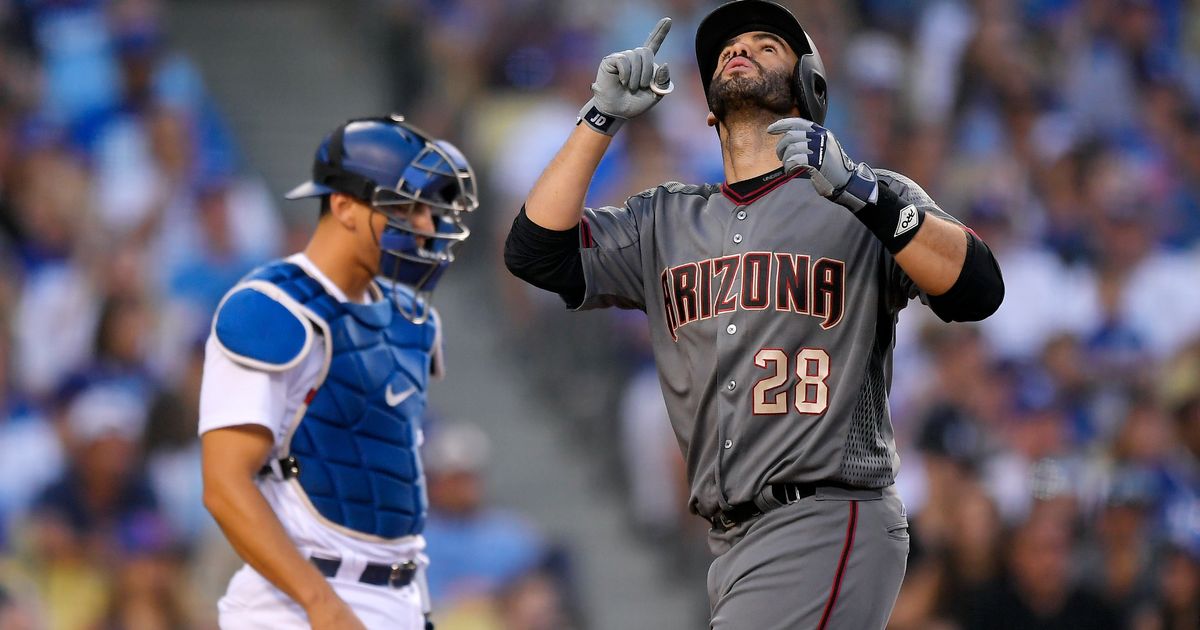 J.D. Martinez smashes four home runs for in-form Arizona