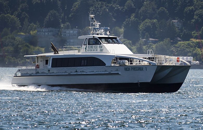 Kitsap Fast Ferry back in service after morning cancellation The Seattle Times