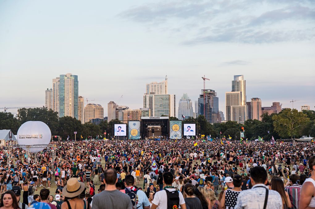 Austin’s up-and-coming technology startup scene and liberal-leaning, laid back vibe could draw Amazon. Above, the Austin City Limits Music Festival last fall. (Amy Harris/Invision/AP, file)