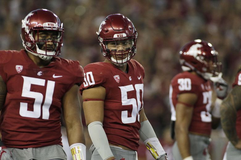 In Frankie Luvu and Hercules Mata'afa, No. 21 WSU has found a winning pass  rushing tandem