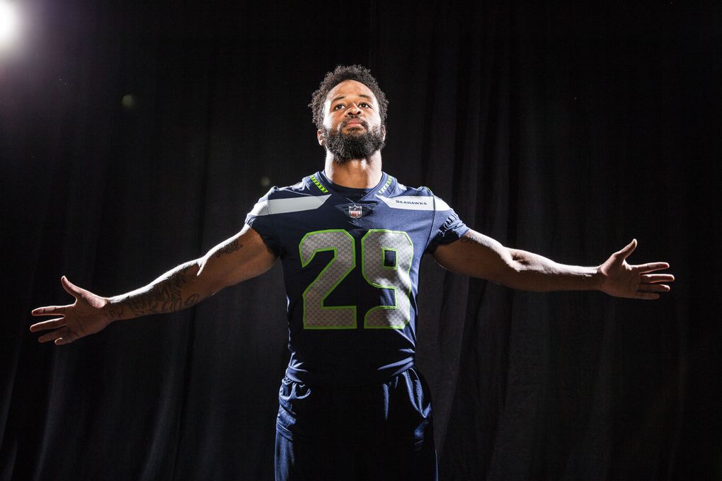 Earl Thomas seemed simply invincible until suffering a broken leg last season. Now he’s back, showing all the athletic form and football savvy that he always has shown. (Dean Rutz/The Seattle Times)