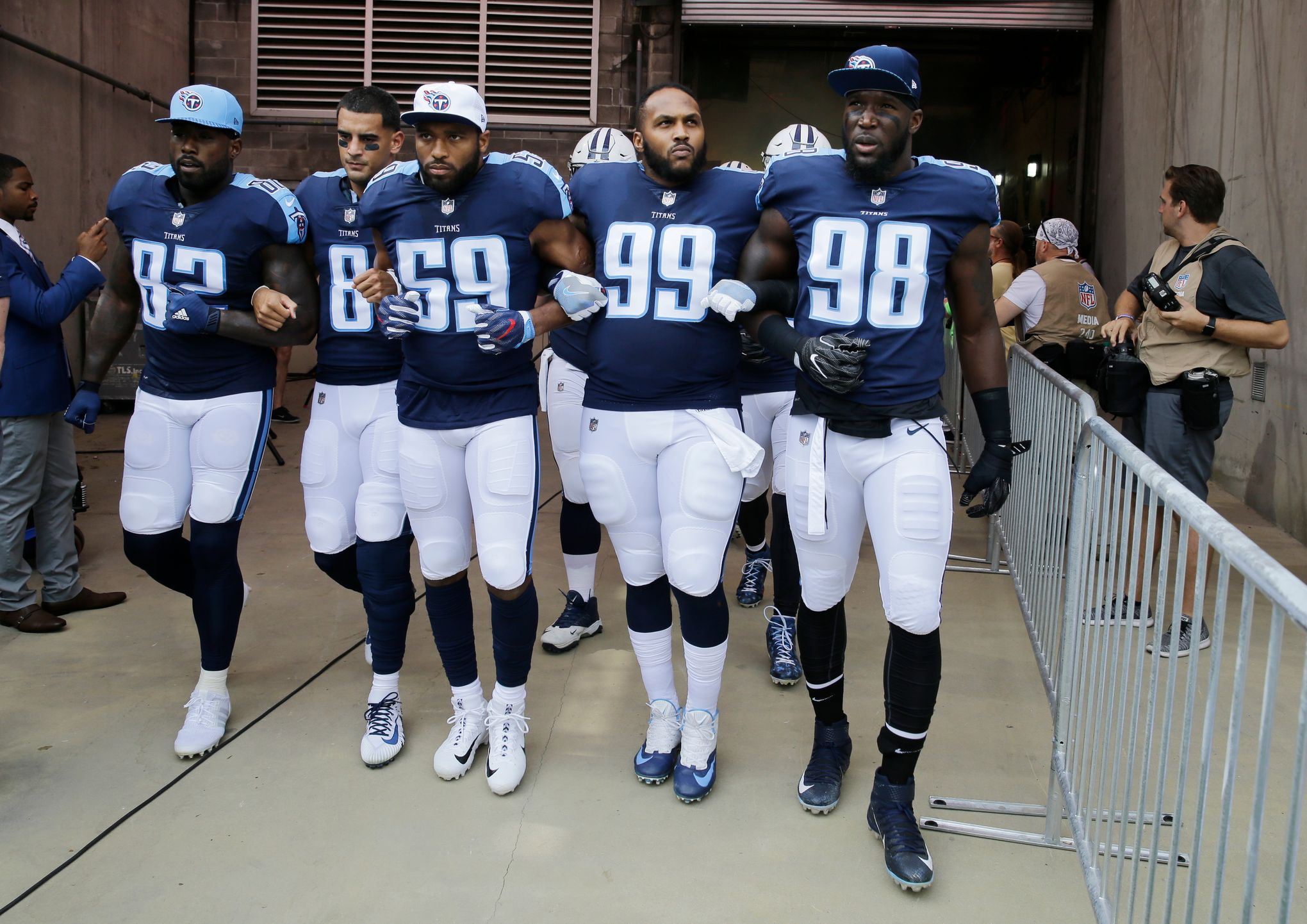 Titans' Delanie Walker: family has received death threats