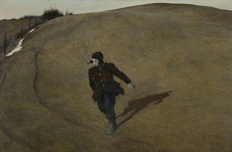 “Winter 1946” will be shown as part of the “Andrew Wyeth: In Retrospect” show at Seattle Art Museum beginning Oct. 19.  (Courtesy of North Carolina Museum of Art, Raleigh)