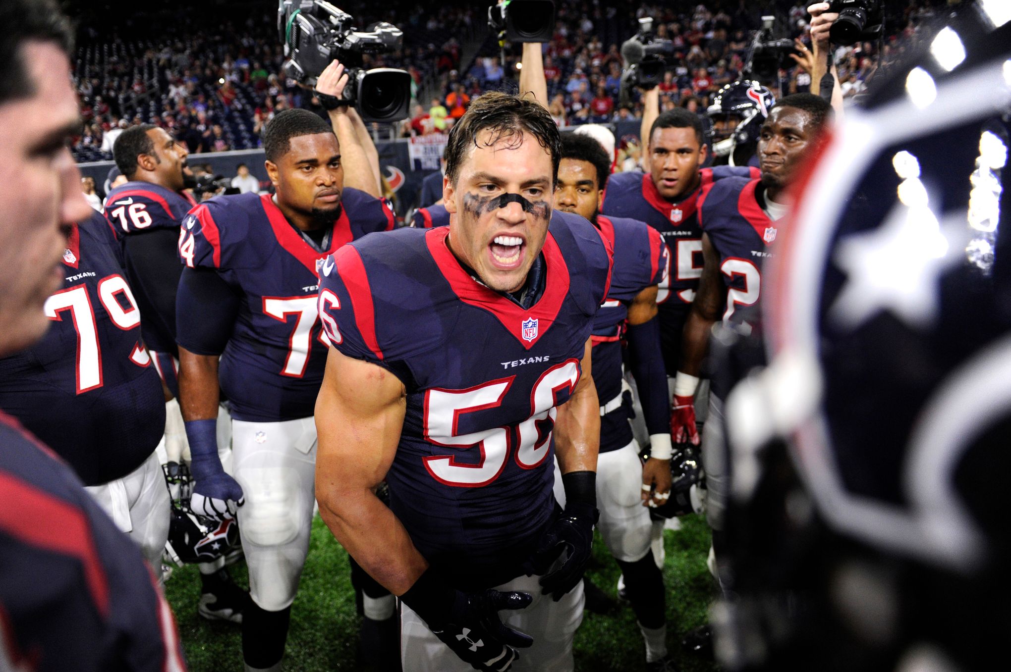 Houston Texans fan of the year has never missed a home game