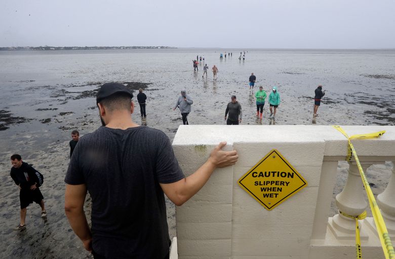 Blowout Tide' Pushes Water Out Of Tampa Bay - Videos from The