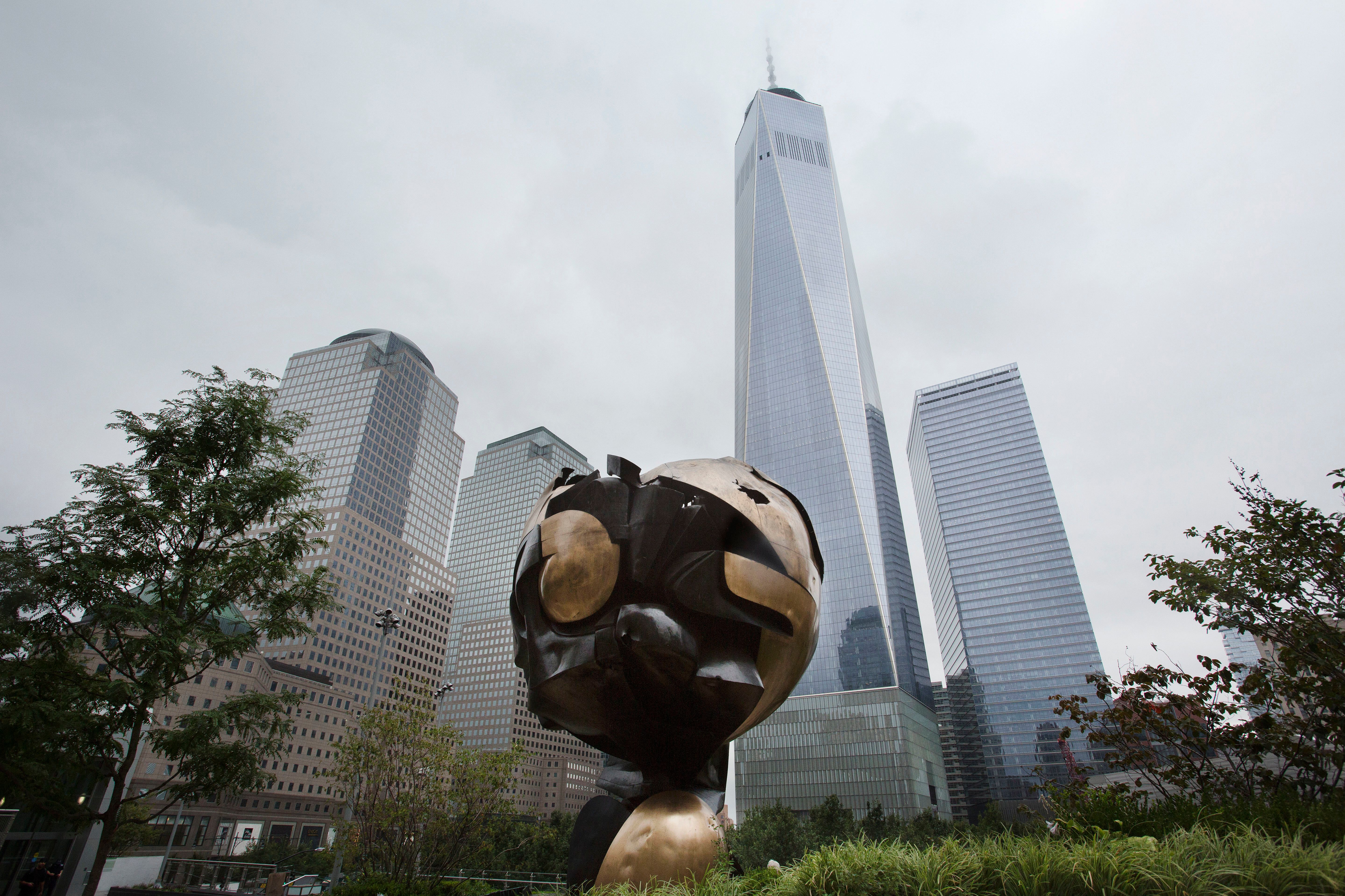 Sphere sculpture has new home overlooking 9/11 memorial | The 