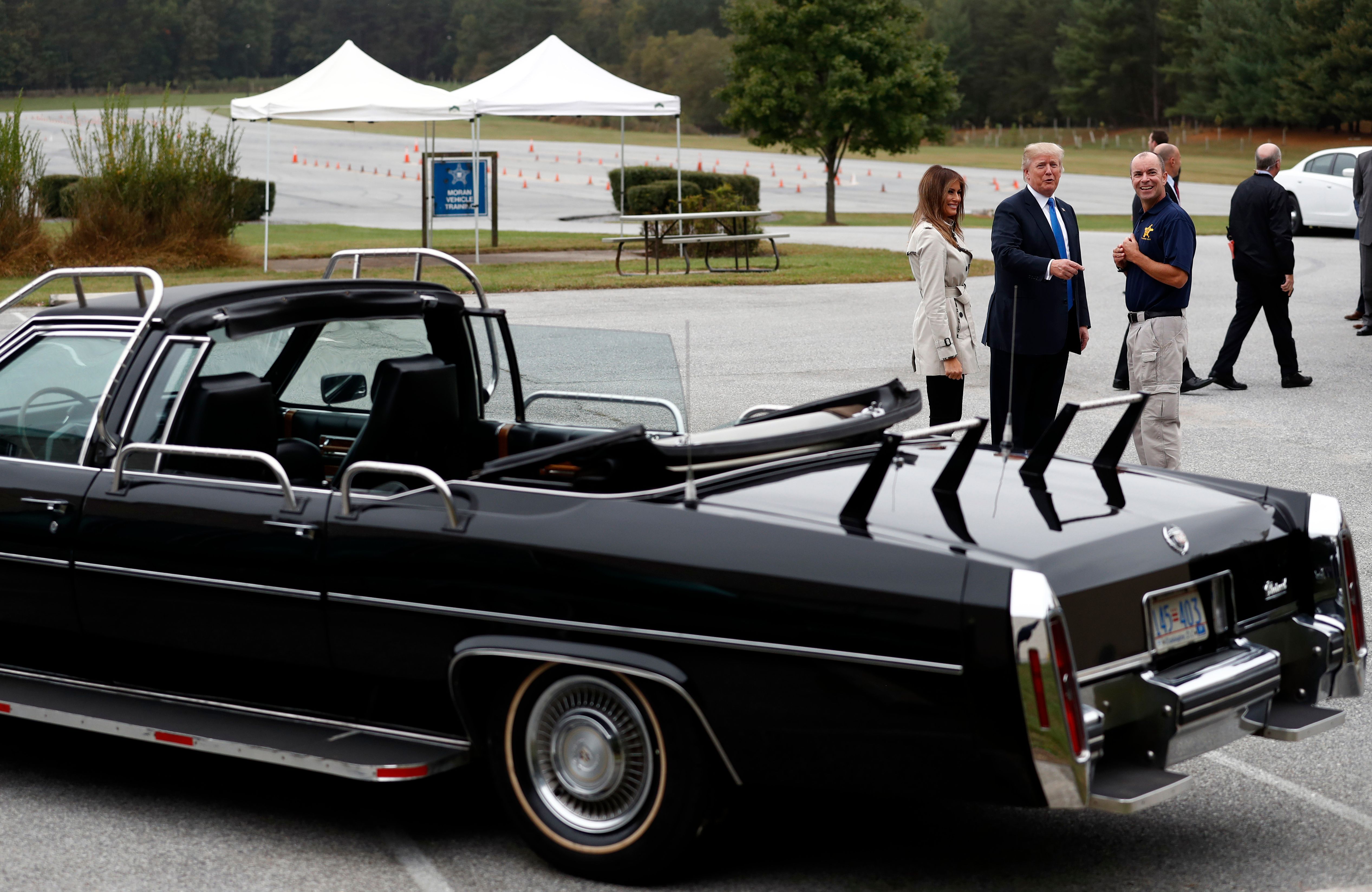Trump takes a field trip to Secret Service training site | The