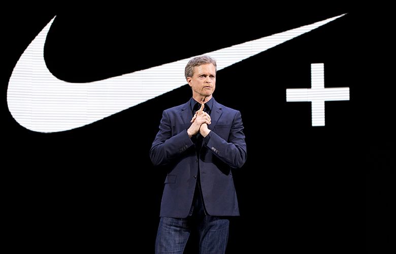 Nike CEO Mark Parker and his management team will host an investor day on Wednesday. (Mary Altaffer/AP)