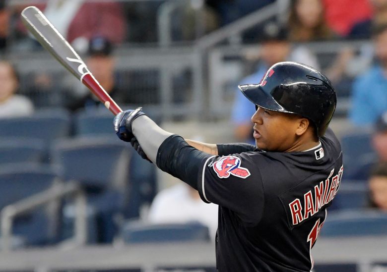 Video: See Jose Ramirez's wild play on bases