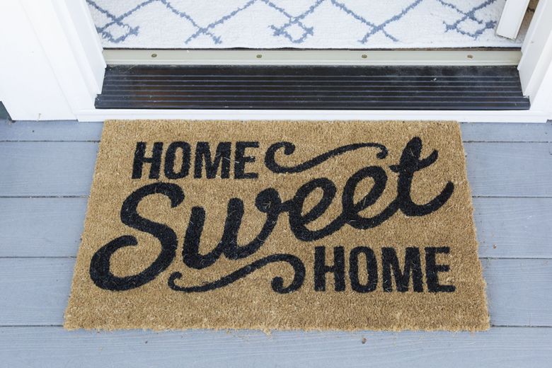 Seattle Seahawks Seattle Mariners Home Sweet Home Doormat