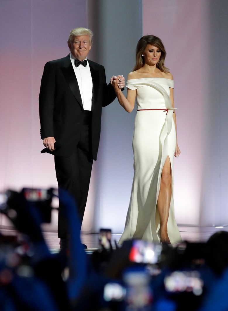 Melania Trump to donate inaugural ball gown to Smithsonian | The Seattle Times Melania Trump to donate inaugural ball gown to Smithsonian | The Seattle Times
