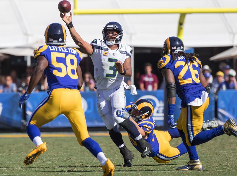 Seahawks' defense dominated Rams, but Russell Wilson saved the game | The  Seattle Times