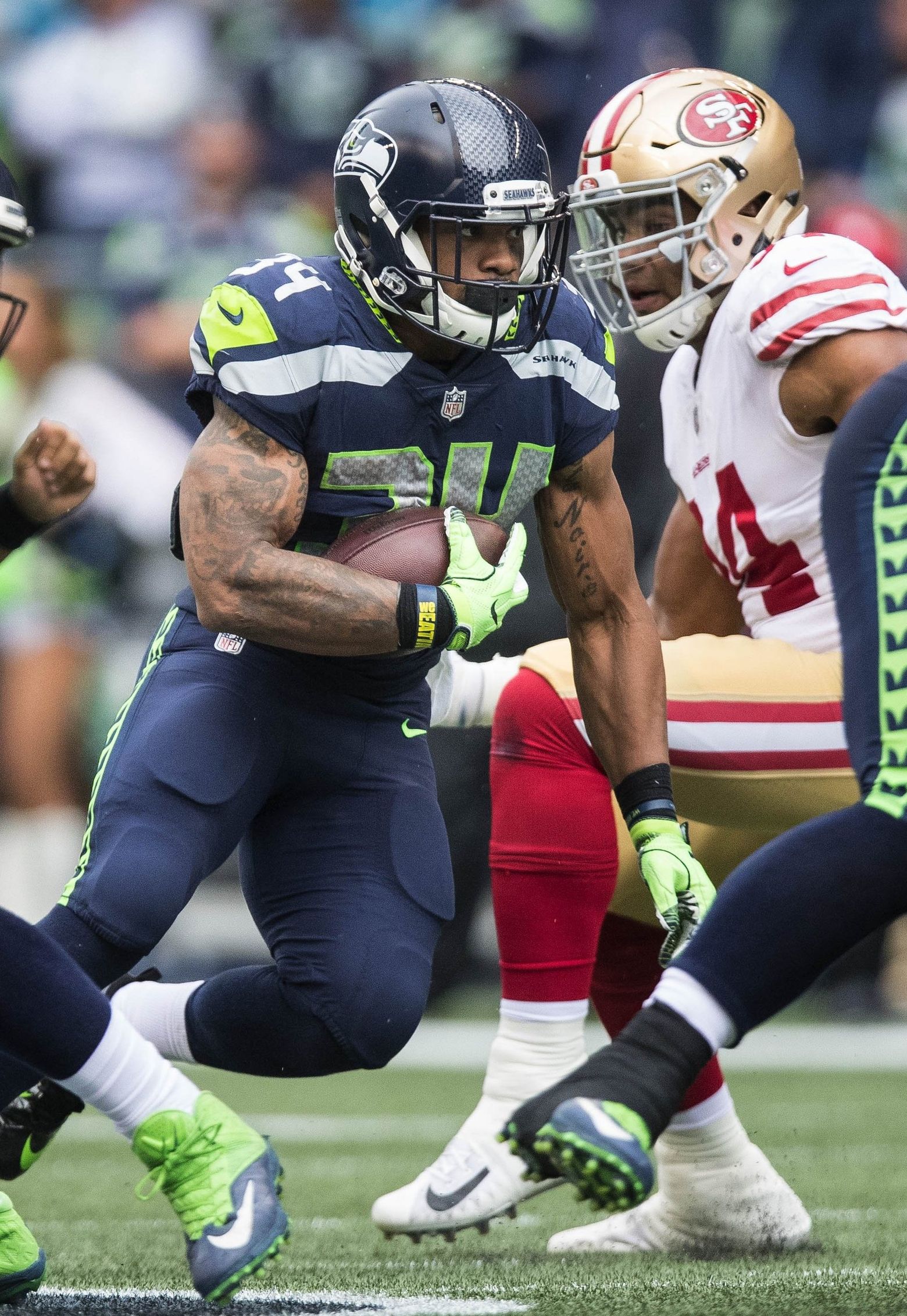 Rawls likely to get call at RB again for Seahawks