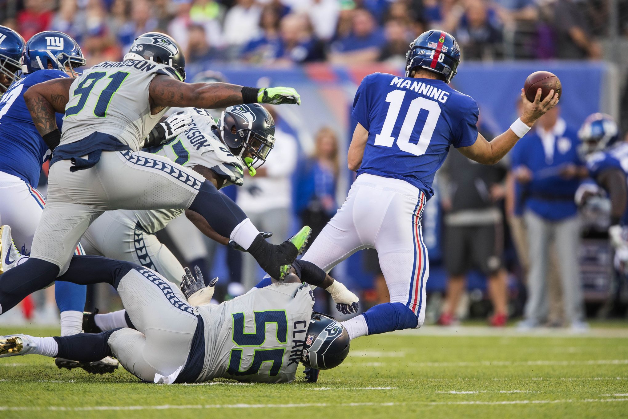 Seattle Seahawks Blowout New York Giants Thanks To Elite Defensive Showing  - Sports Illustrated Seattle Seahawks News, Analysis and More