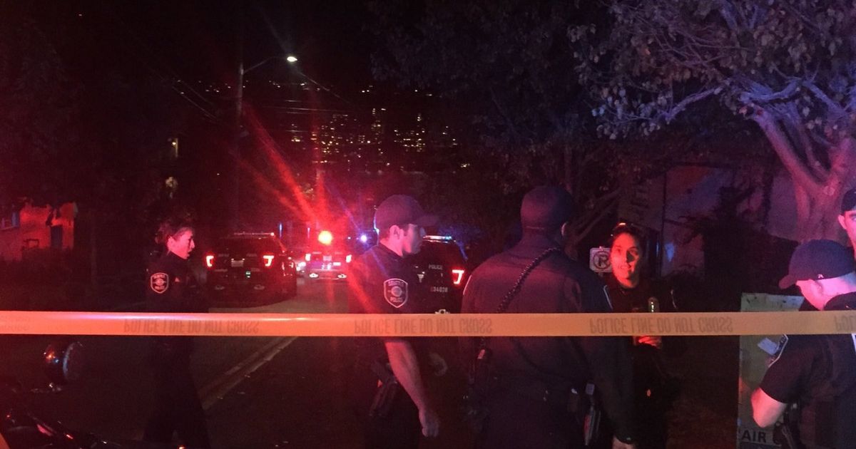 Seattle police make 2 arrests after officers fire at stolen car in ...
