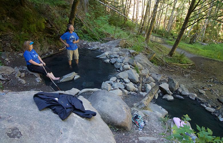 Olympic hot shop springs hike