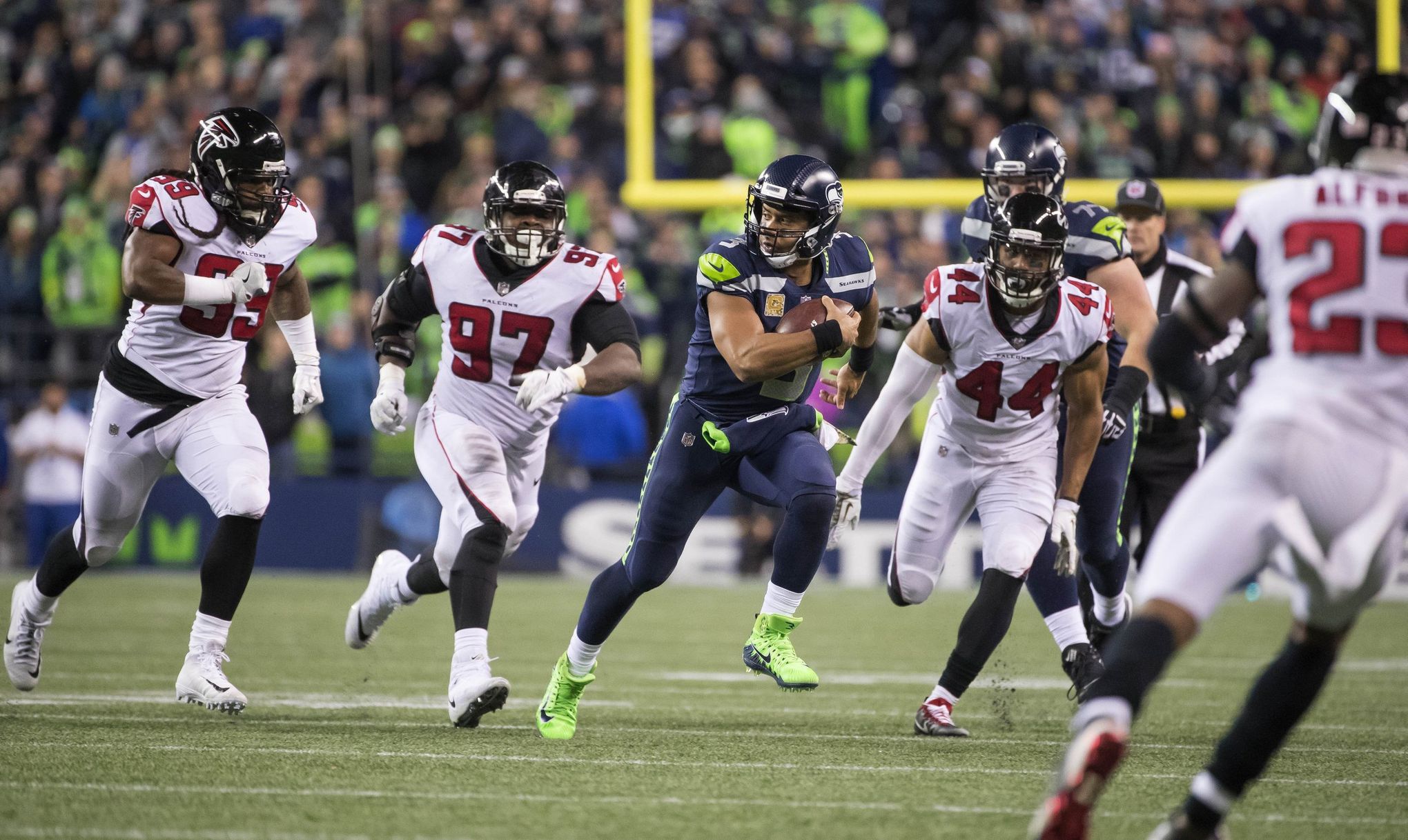 The Escape Artist: Can the Falcons pin Russell Wilson down?