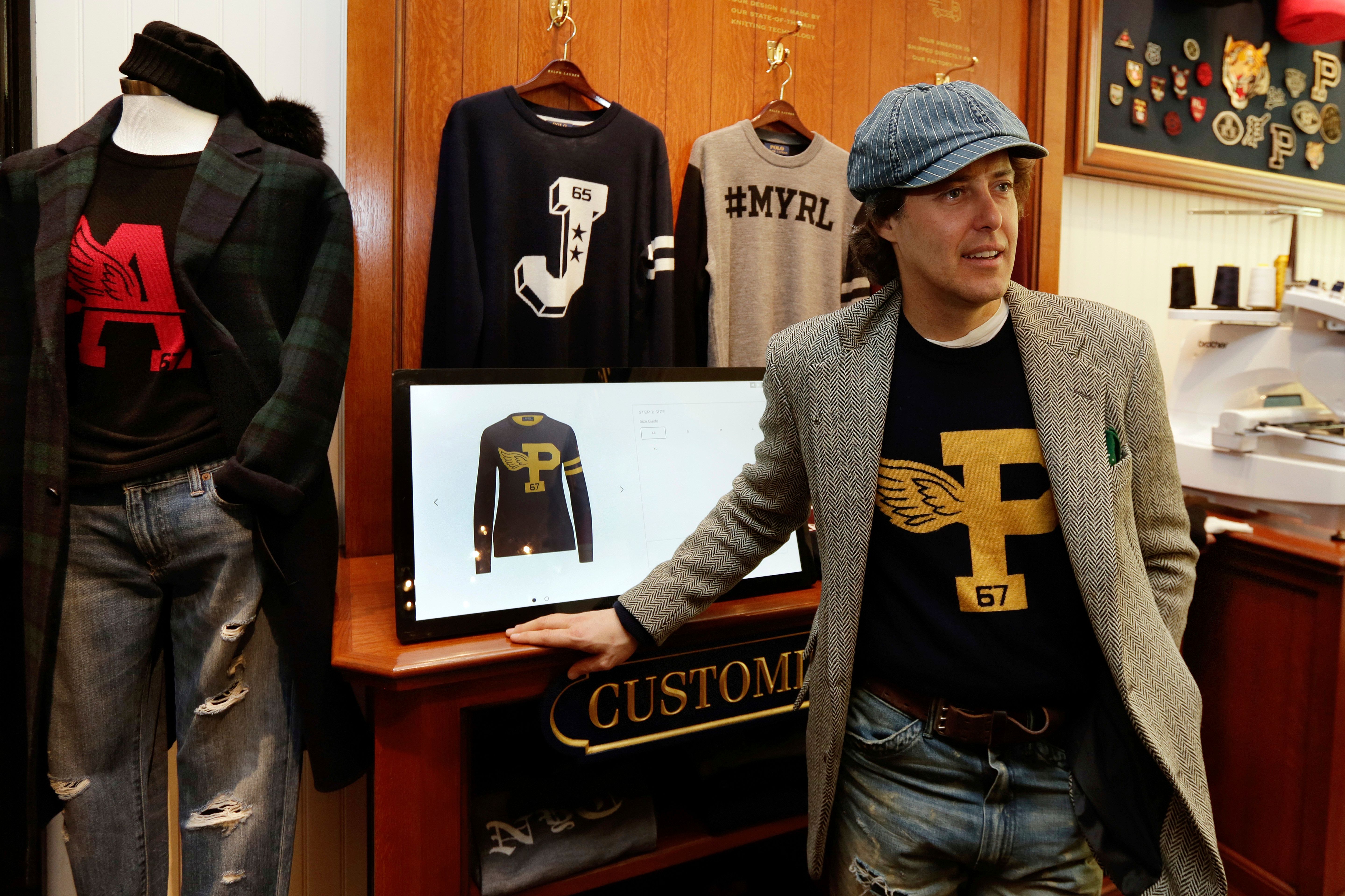 Ralph Lauren expands customization to crewnecks The Seattle Times