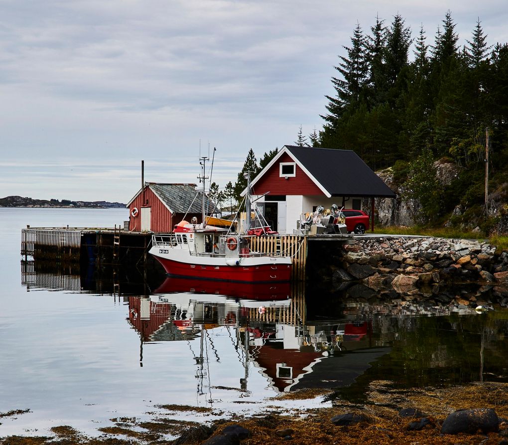 A boat and dock along the Atlanterhavsvegen (Atlantic Road) in Norway. Stunning landscapes can be seen along the scenic remote roads that have become a major tourist draw for Norway. (DAVID B. TORCH/NYT)