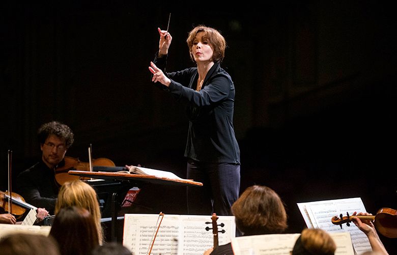 Conducting’s glass podium Female music directors are still rare, but