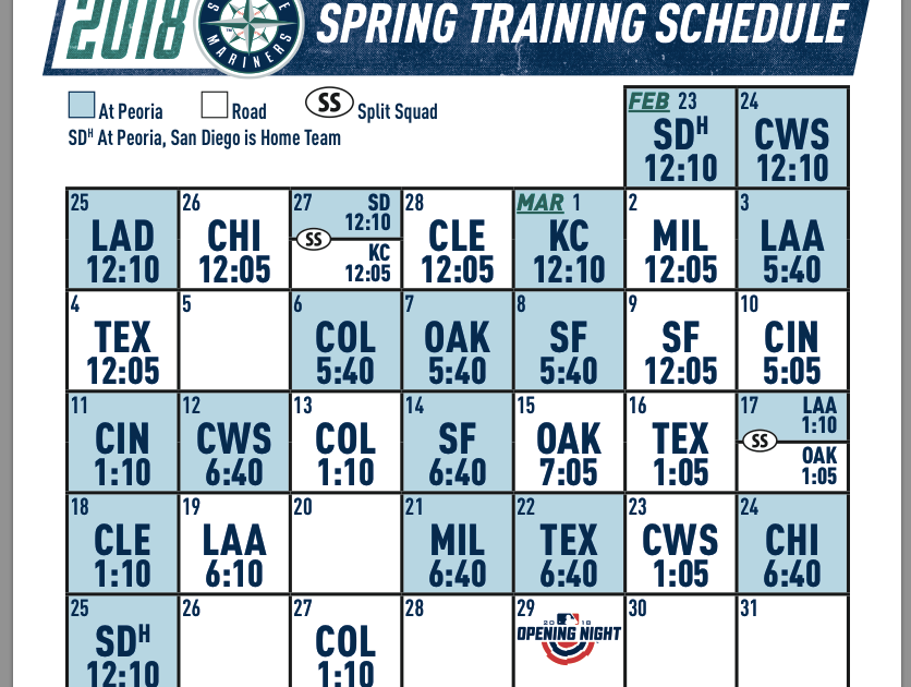 Mariners Spring Training Update — Day 4, by Mariners PR