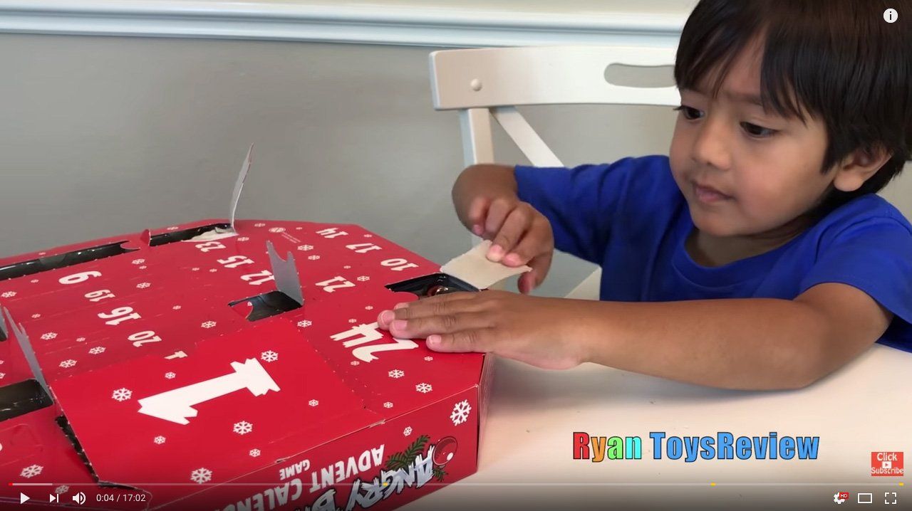 Ryan toysreview best sale most viewed video