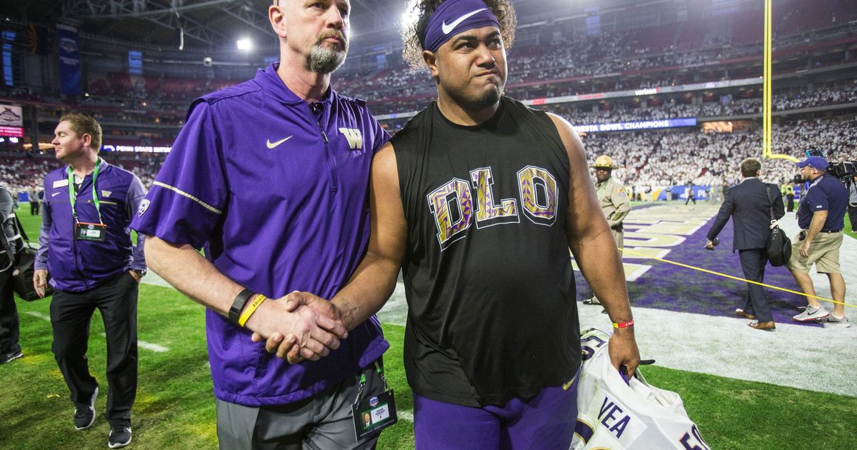 Fiesta Bowl: Washington's Vita Vea grows into Pac-12 Defensive