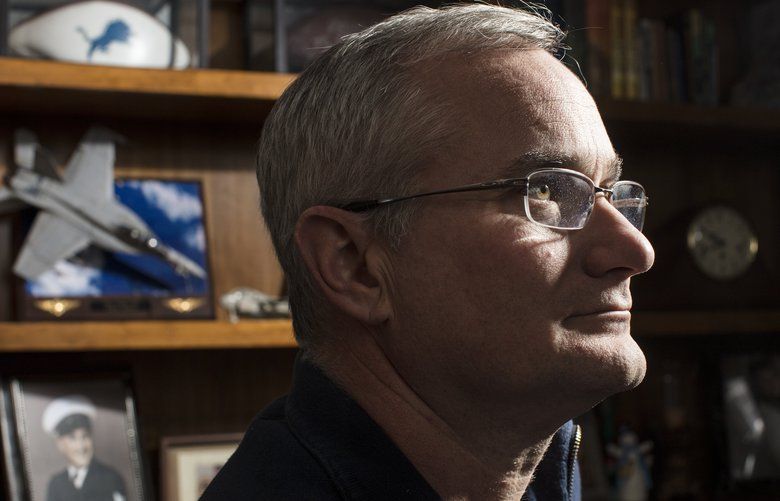 Cmdr. David Fravor, a retired Navy pilot.