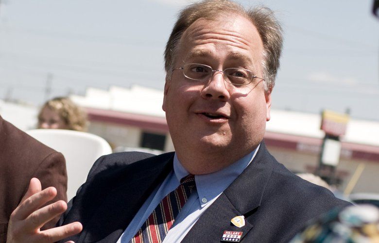 FILE– Burns Strider, the senior adviser for faith based operations with Hillary Clinton’s 2008 presidential campaign, in Dunn, N.C., April 30, 2008. Strider was accused of repeatedly sexually harassing a young subordinate and was kept on the campaign at Clinton’s request, according to four people familiar with what took place. (Jeremy M. Lange/The New York Times) XNYT29 XNYT29