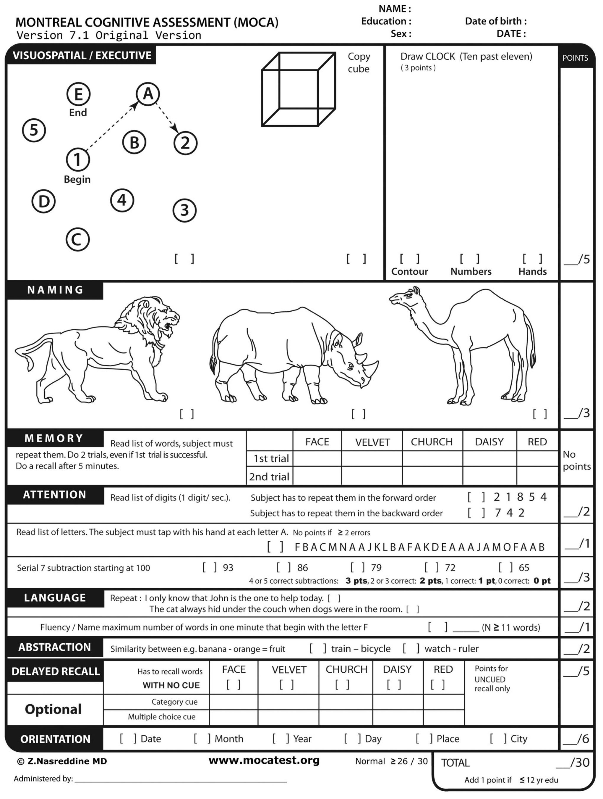 Analysis: The cognitive test that Trump took means more than you think