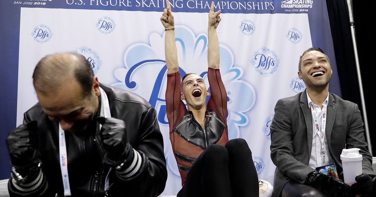 Foot broken but not his dreams, Adam Rippon chases Olympics | The Seattle  Times