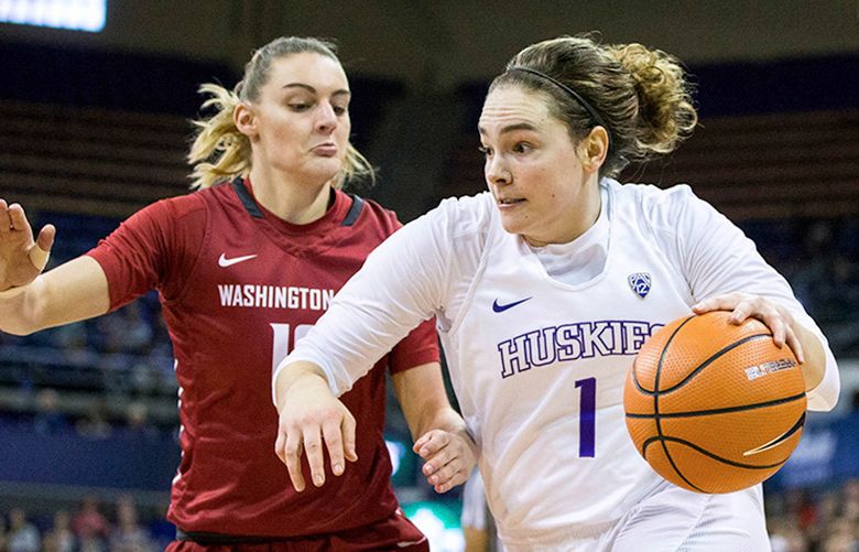 Husky Women Snap Seven Game Losing Streak By Beating Washington State Cougars The Seattle Times